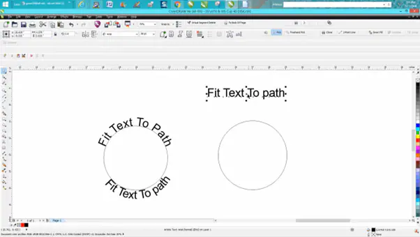 create a path to the text