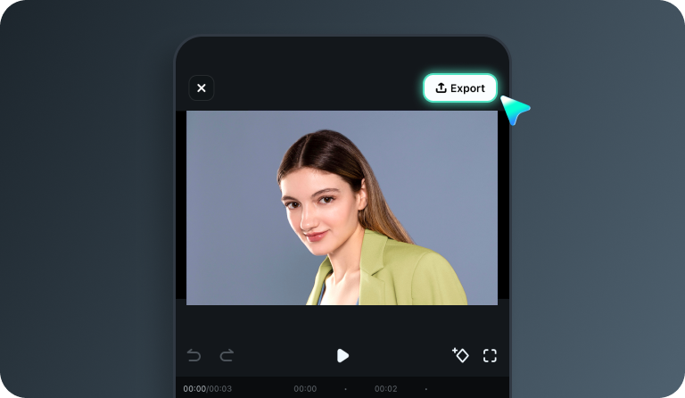 export the gym video on mobile