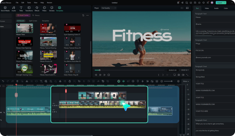 replace workout footage