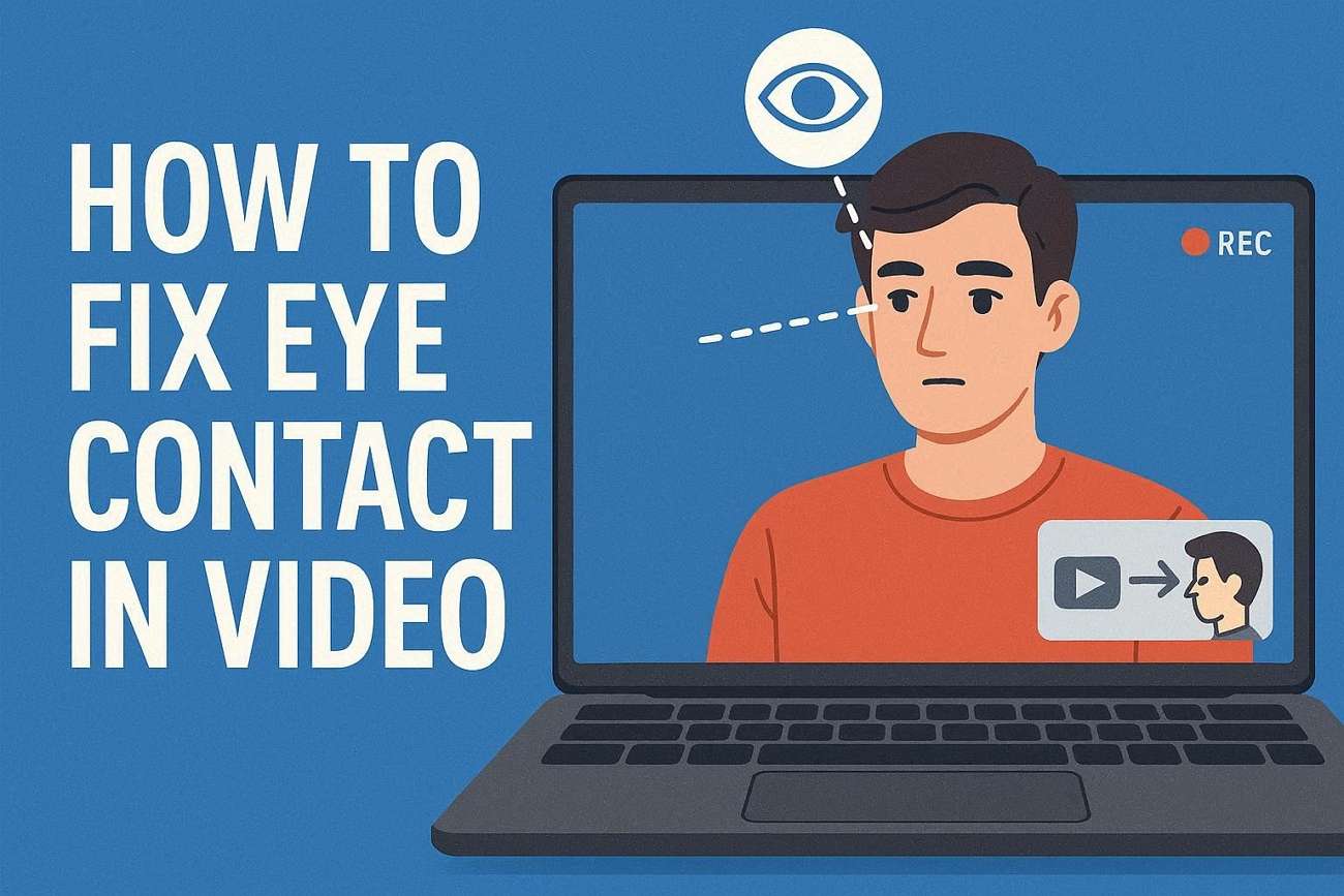 guide to fix eye contact in videos