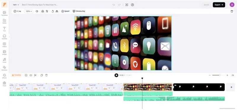 flexclip video editor