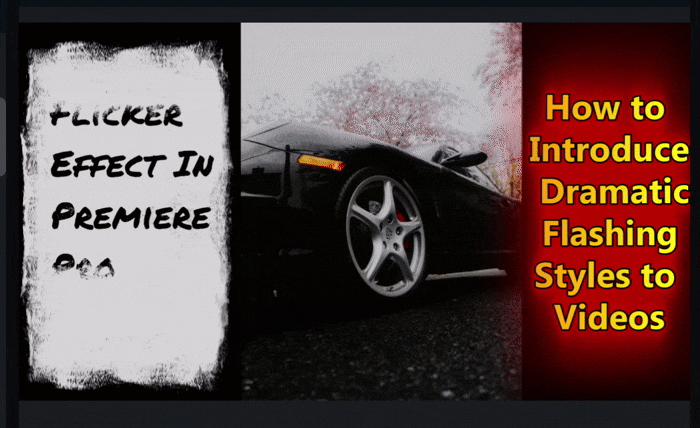 flicker effect in premiere pro