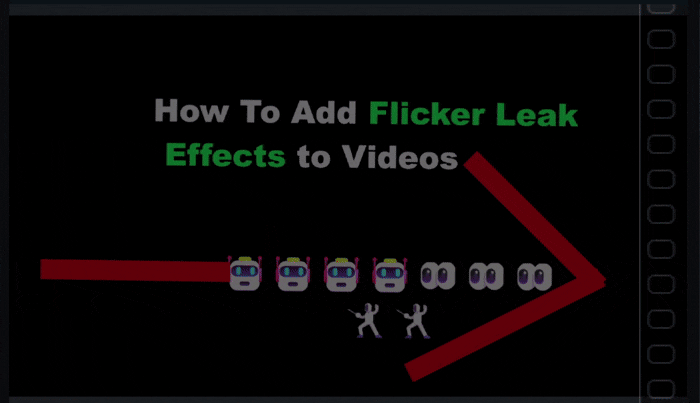 flicker effect in filmora