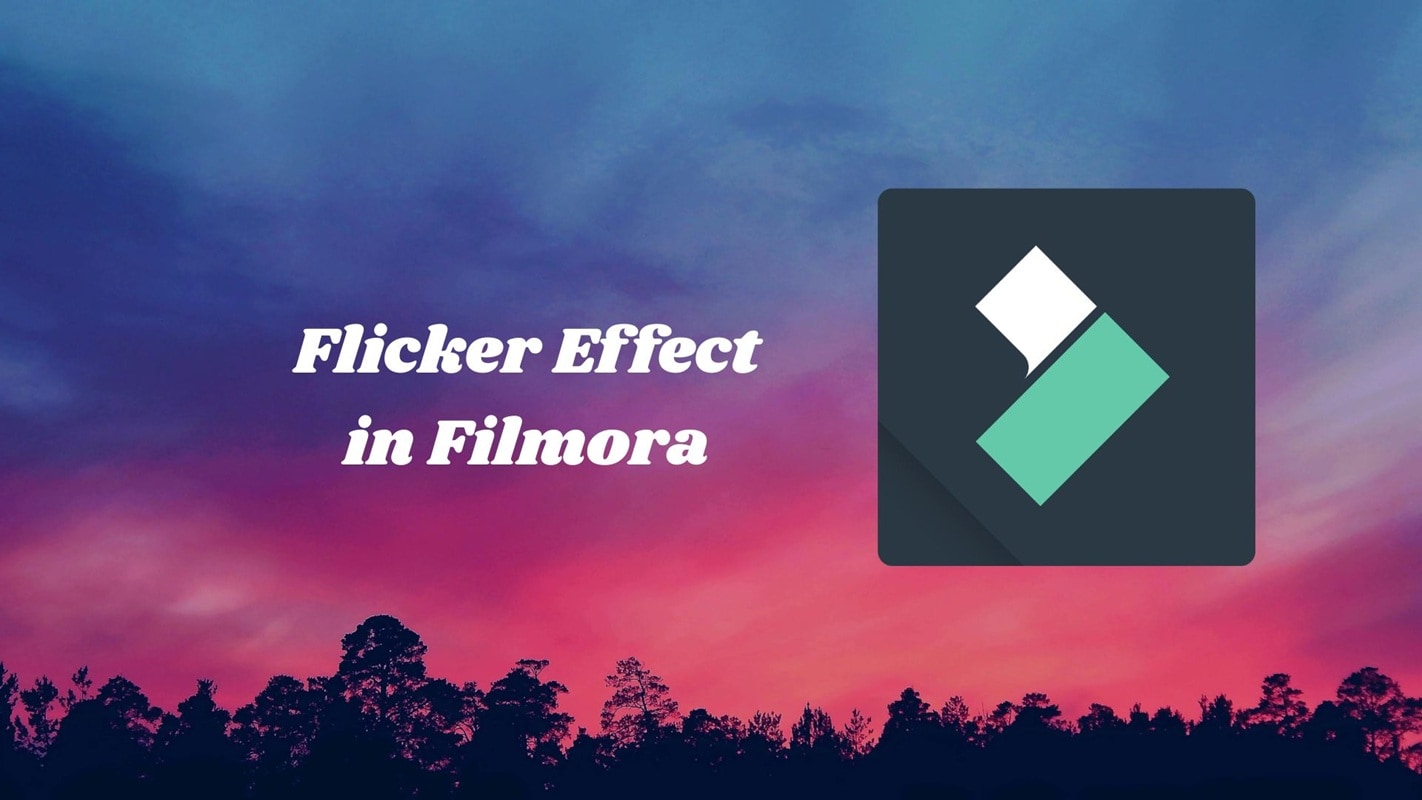 how to apply flicker effect in filmora