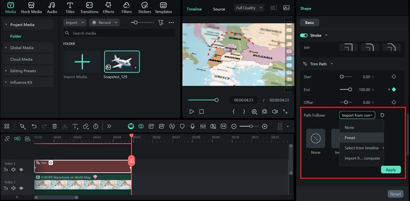 set the path follower
