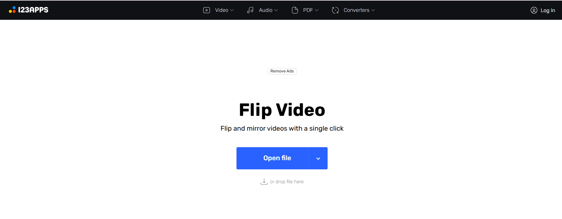 online video cutter flip video