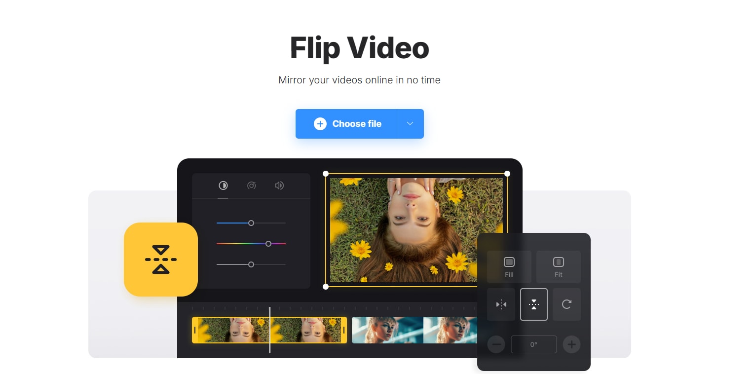 clideo flip video