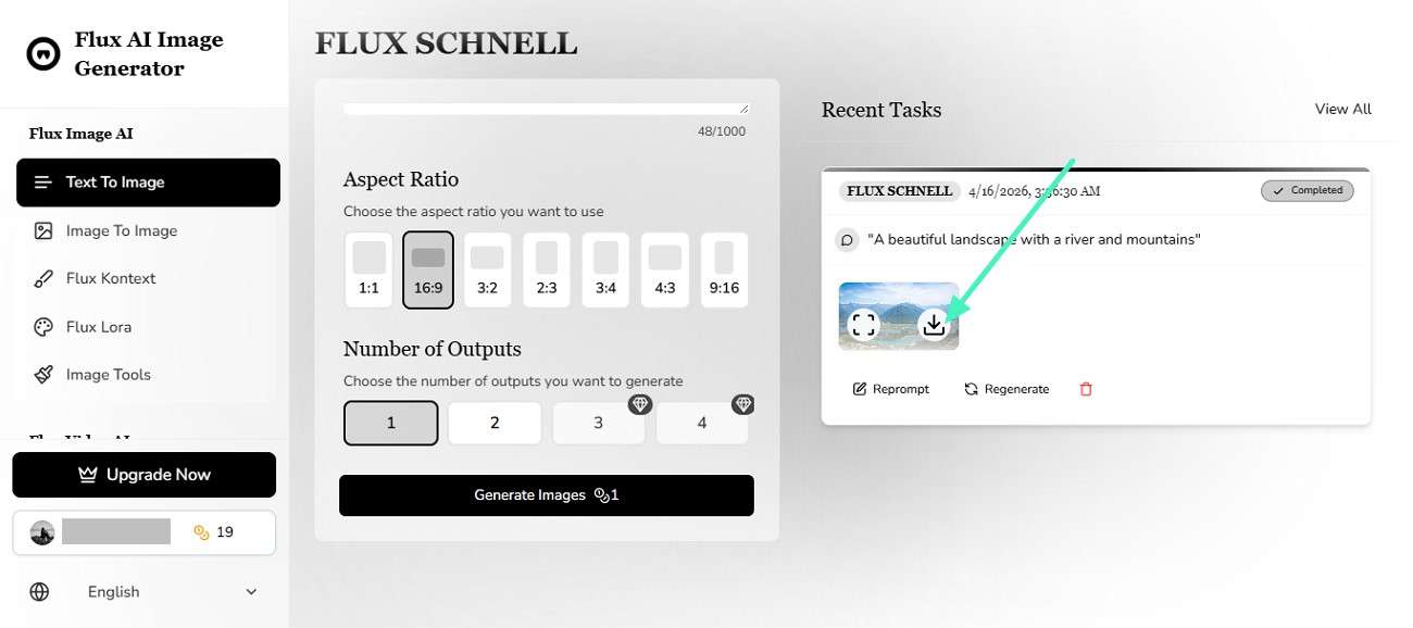 press download save results