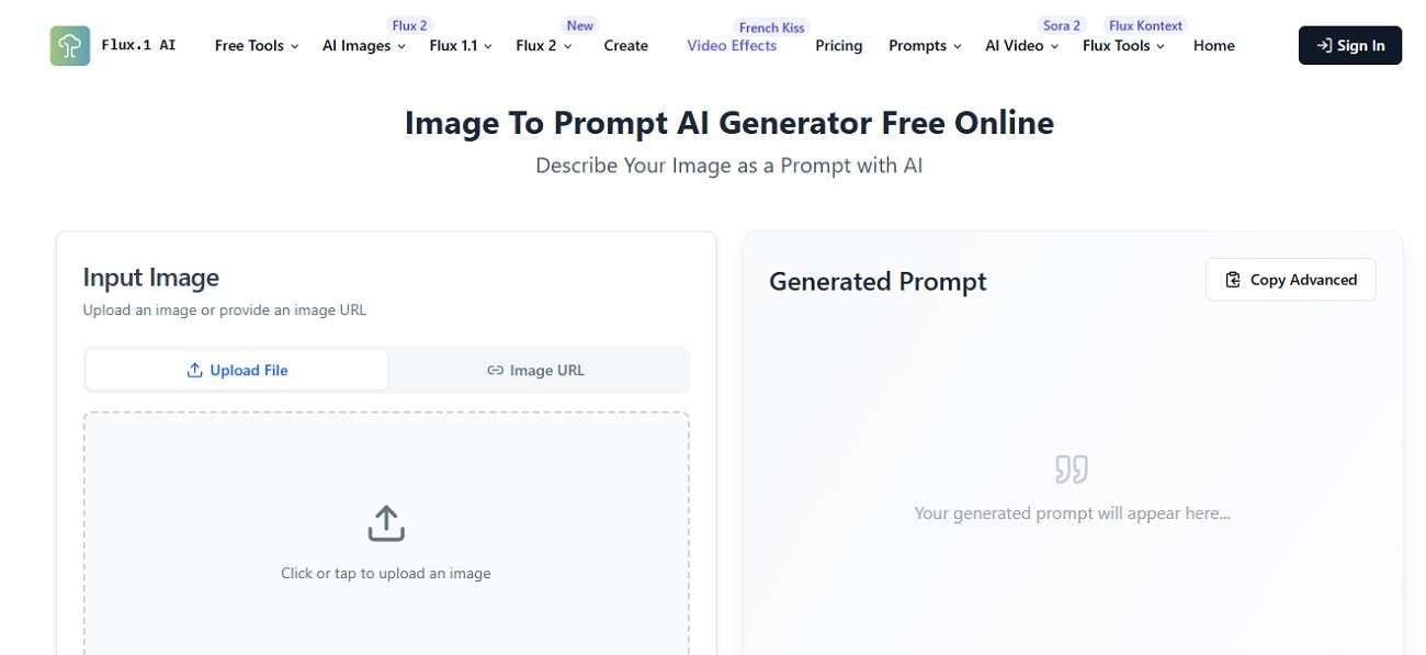 flux1 ai prompt generator