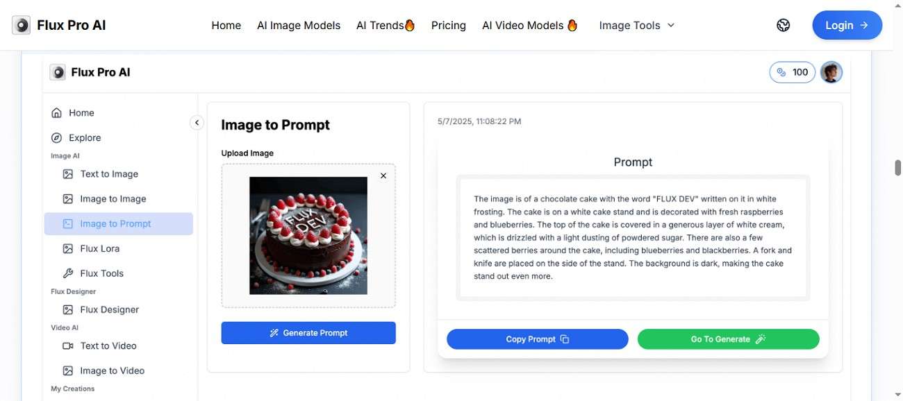 flux pro ai prompt generator