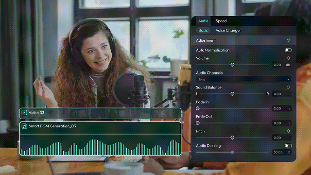 filmora ai music