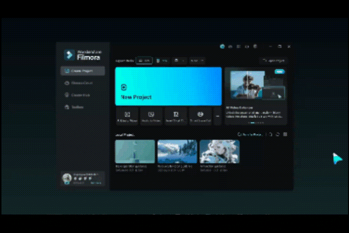filmora ai to video prompt