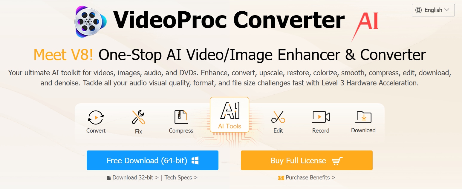 videoproc flv to mp4 converter