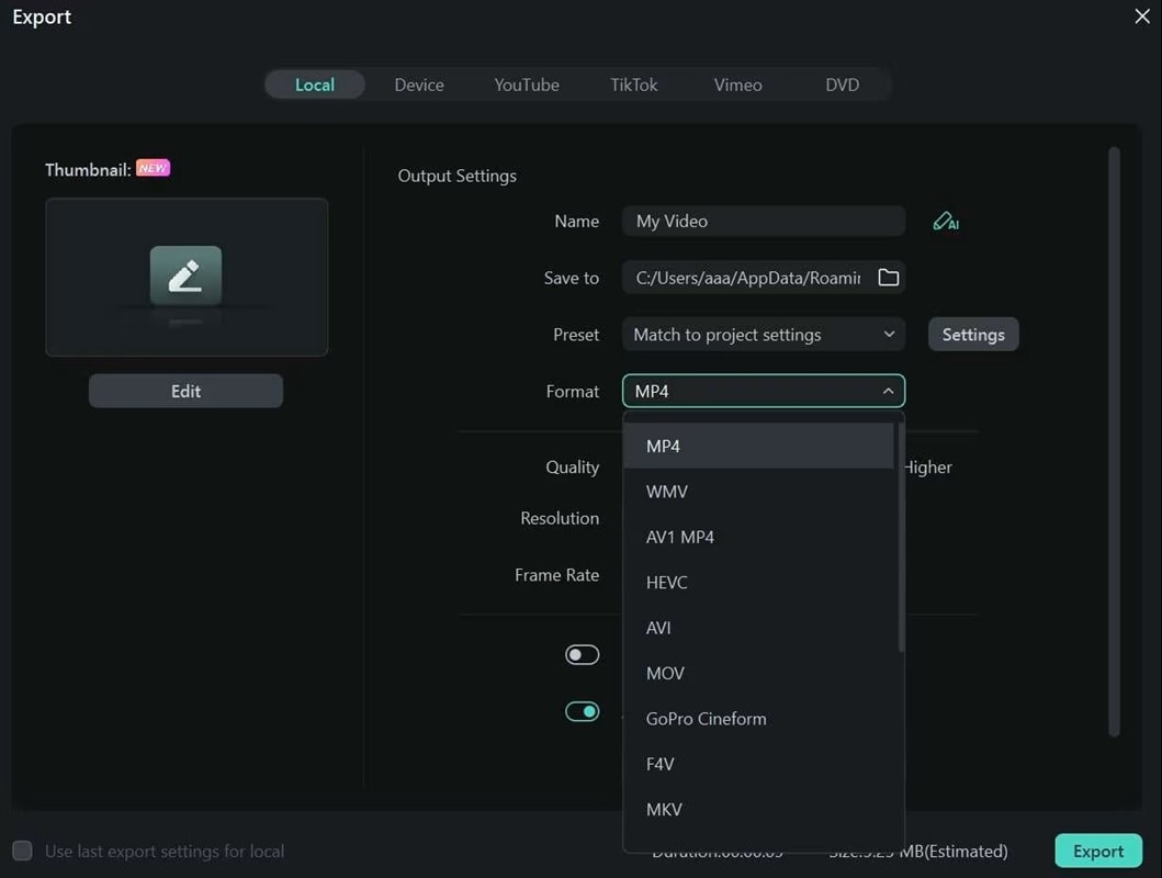 videoproc flv to mp4 converter