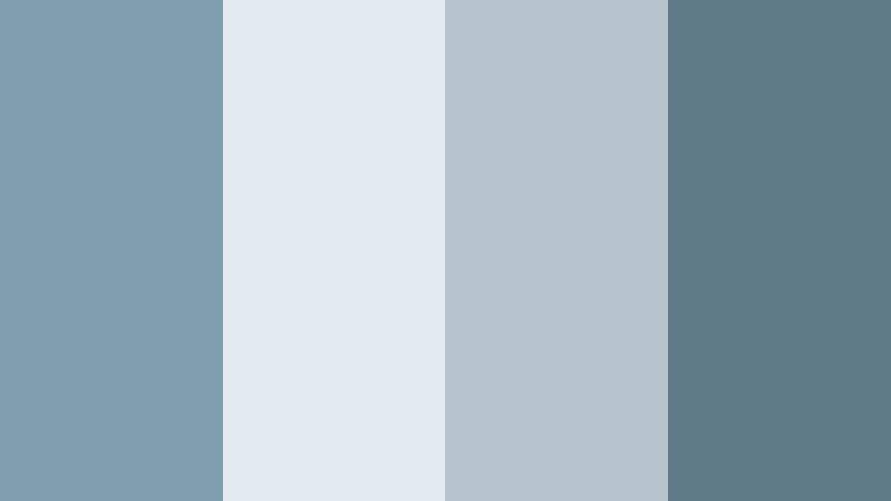 foggy harbor drift muted sky blue color palette with hex codes