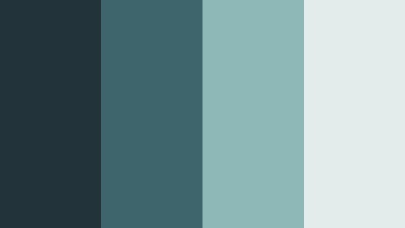 foggy studio cyan low key cyan color palette with hex codes