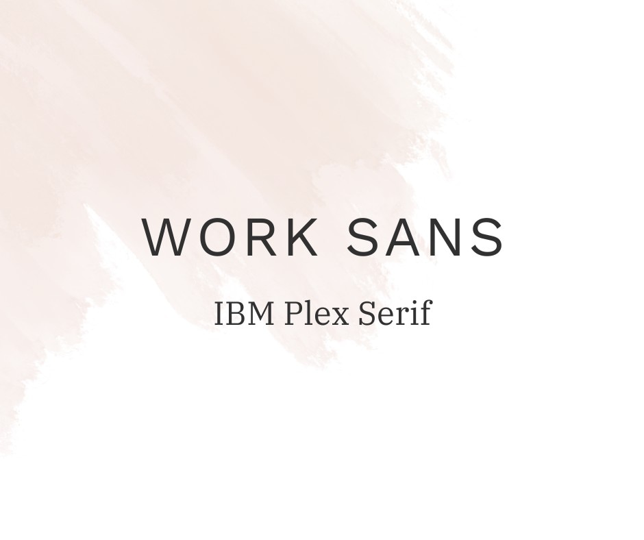 work sans ibm plex