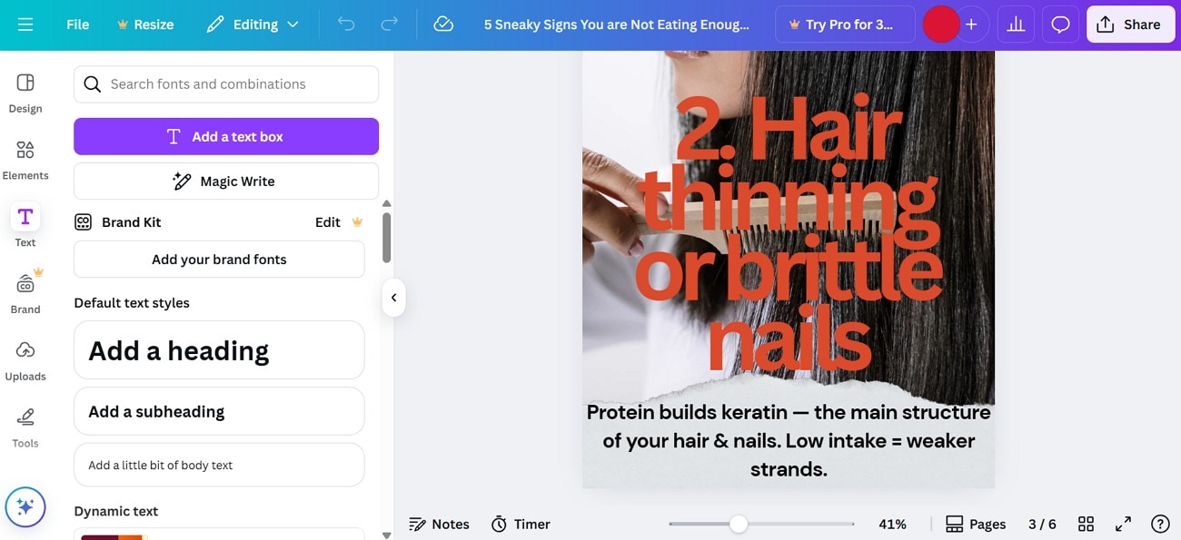 canva font pairs