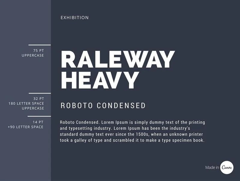 combo raleway and roboto slab