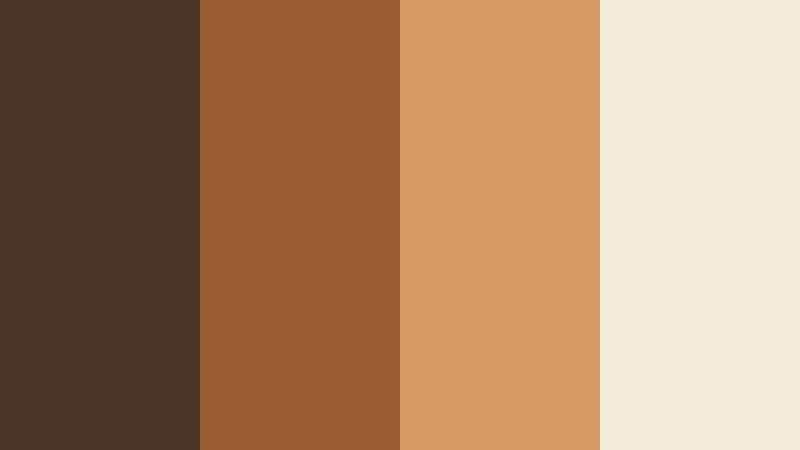 foraged spice market smoky amber color palette with hex codes