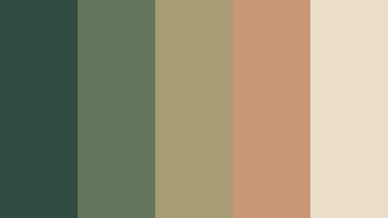forest cabin film polaroid color color palette with hex codes