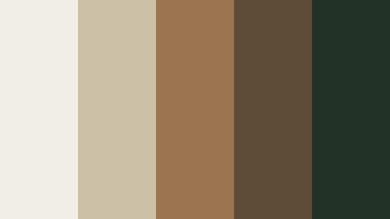 forest trail bronze soft bronze color palette with hex codes