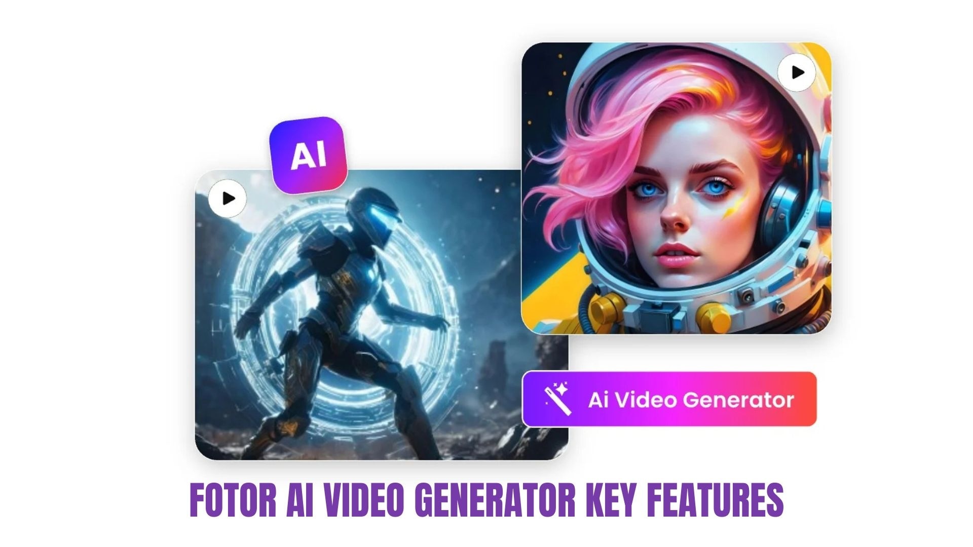fotor ai video generator key features