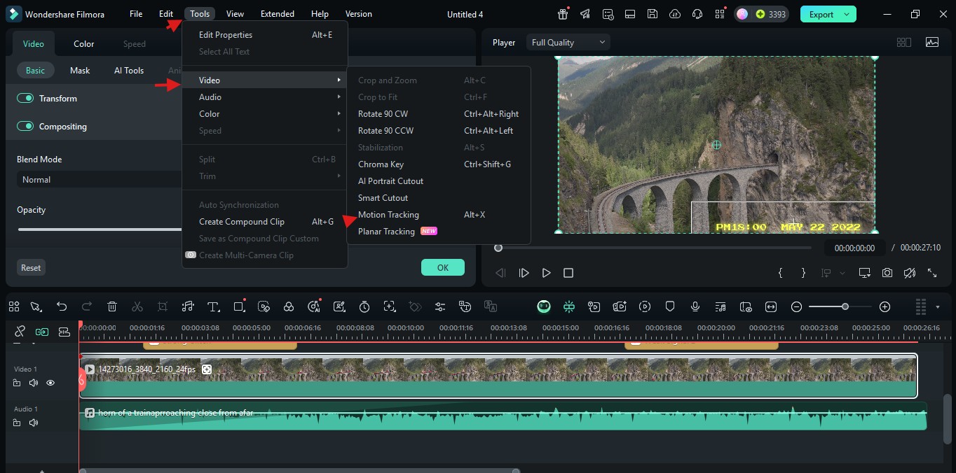 adding motion tracking