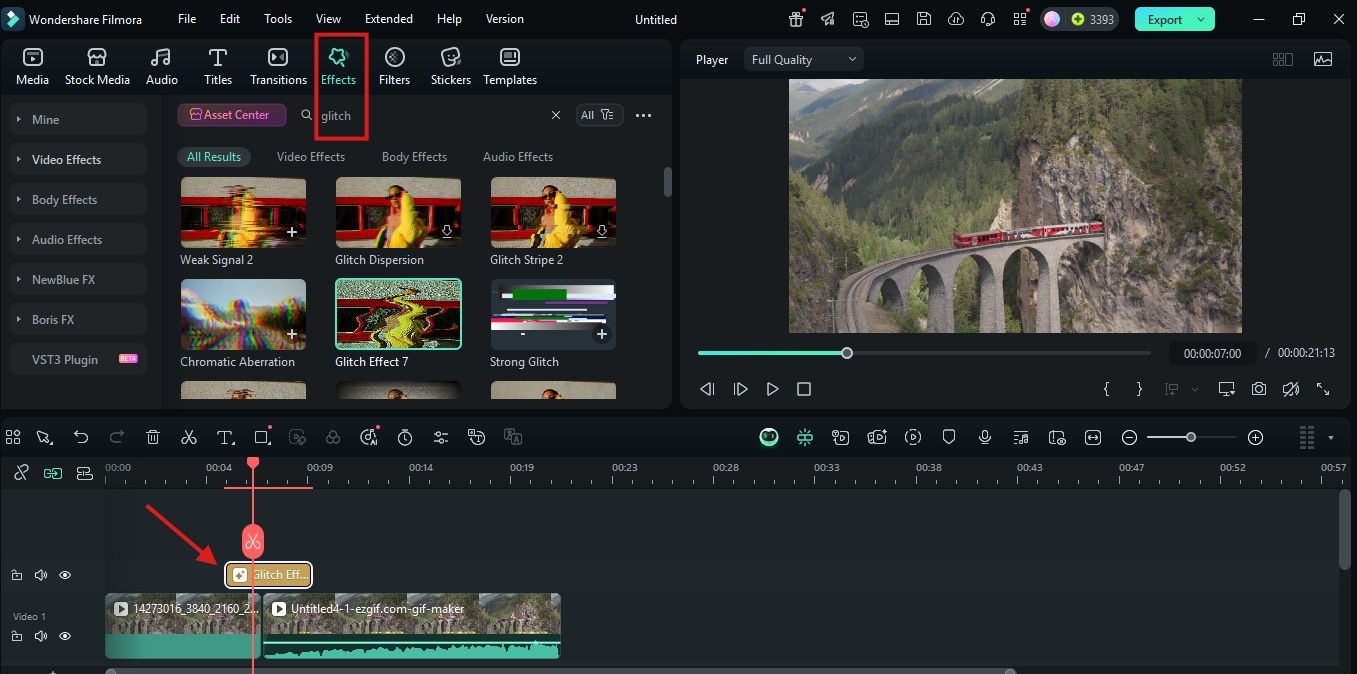adding glitch