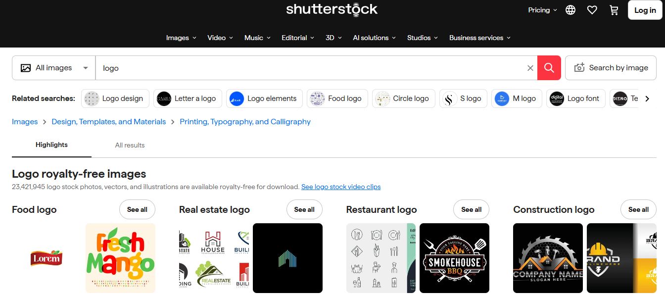 shutterstock logos