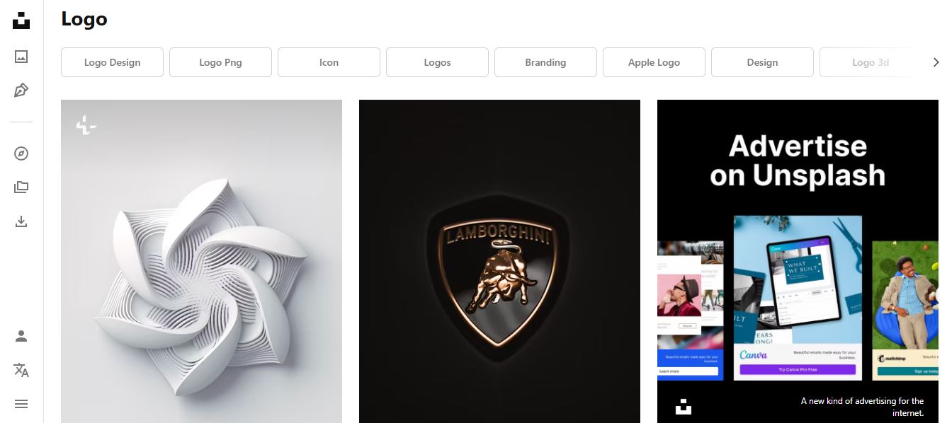 unsplash logos