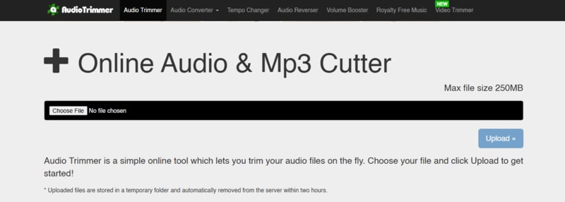 audio trimmer free mp3 trimmer online