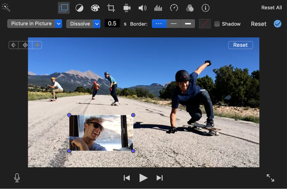 free picture in picture video editor imovie