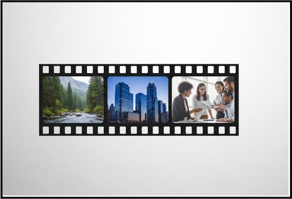 different video footage