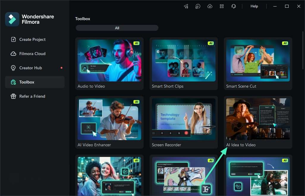 open idea to video feature