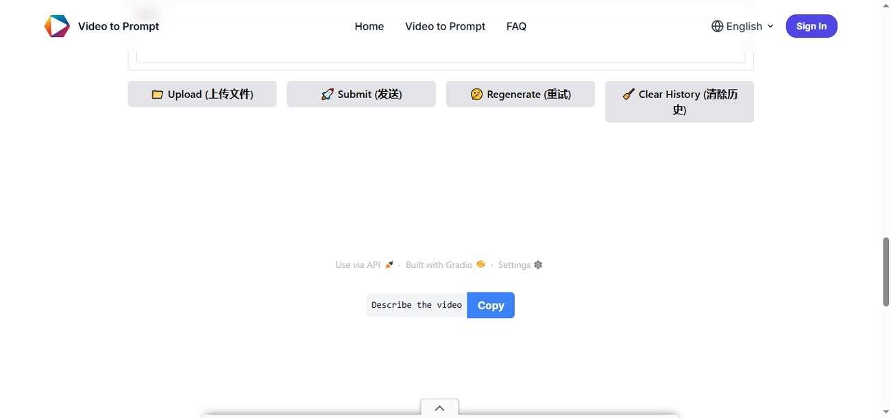 video to prompt net