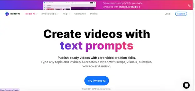 invideo ai video editor