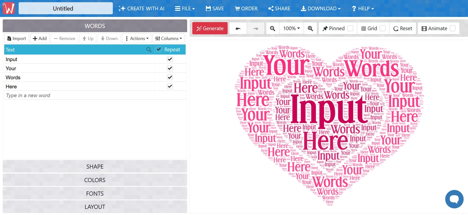 wordart.com free word art generator