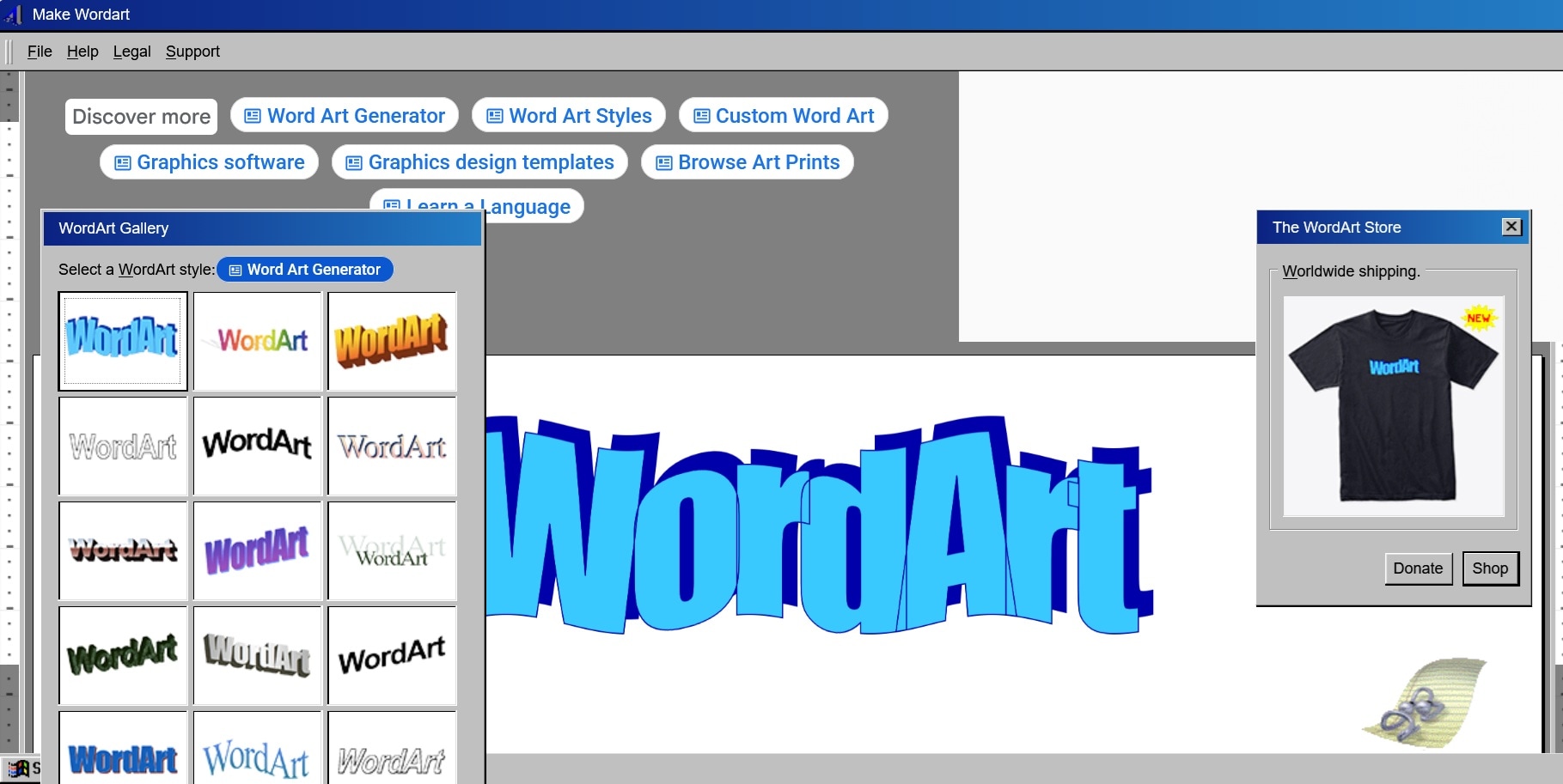 makewordart free word art generator