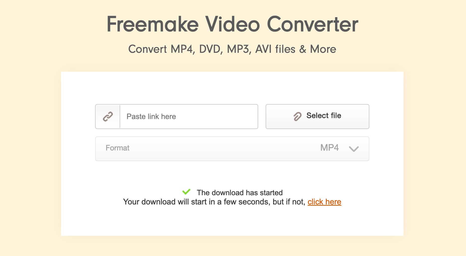 downloaded video from freemake video converter