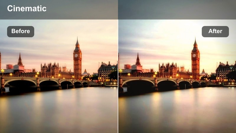 High-angle view of freeway at night with glowing light trails from cars
