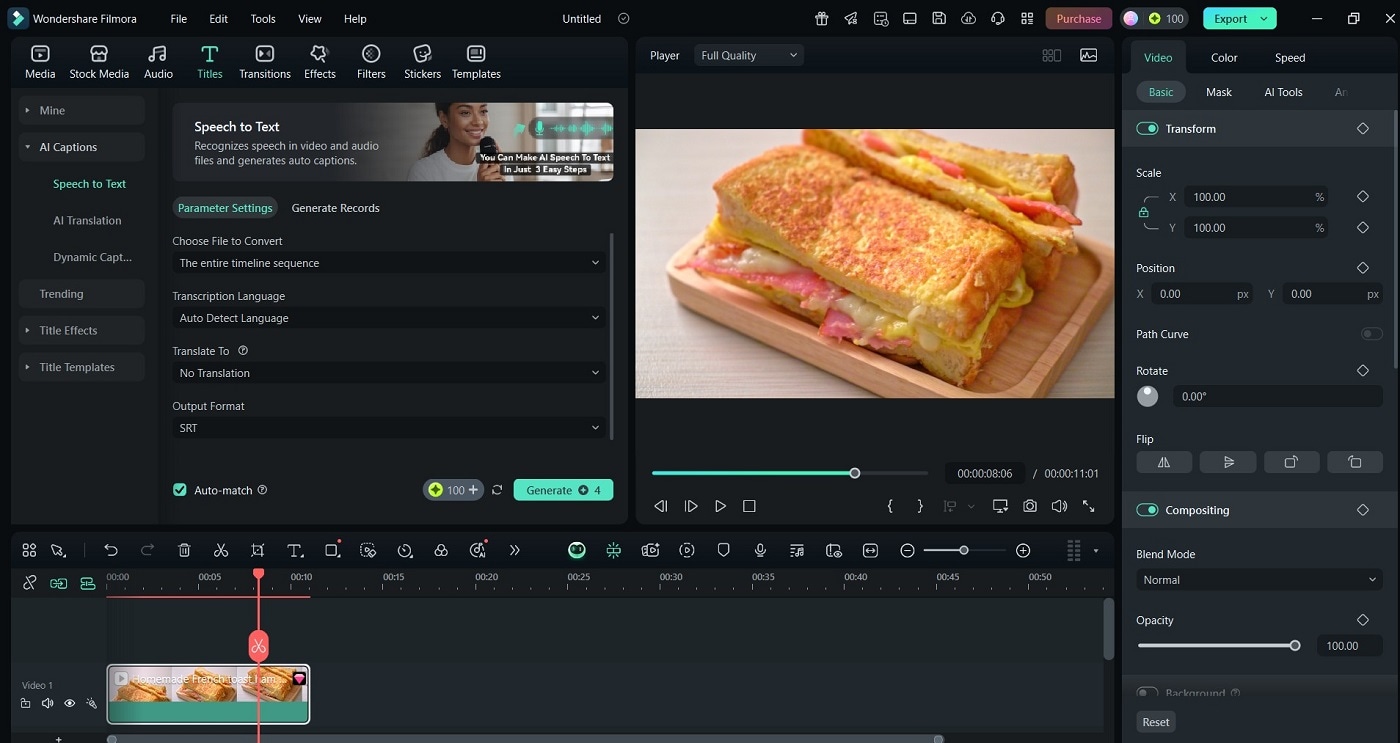 speech to text feature