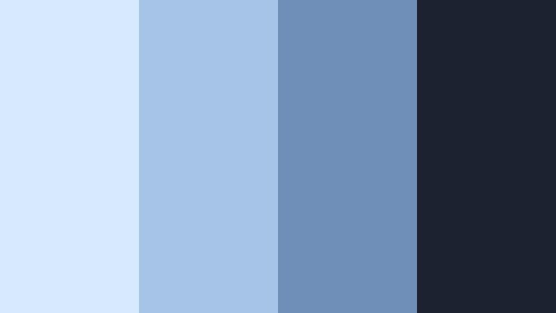 frosted glass interface cloud blue color palette with hex codes