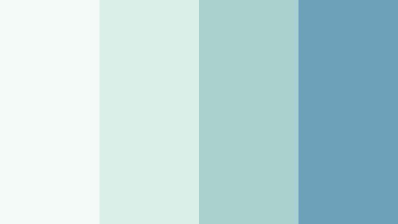 frozen meadow mist frost blue color palette with hex codes