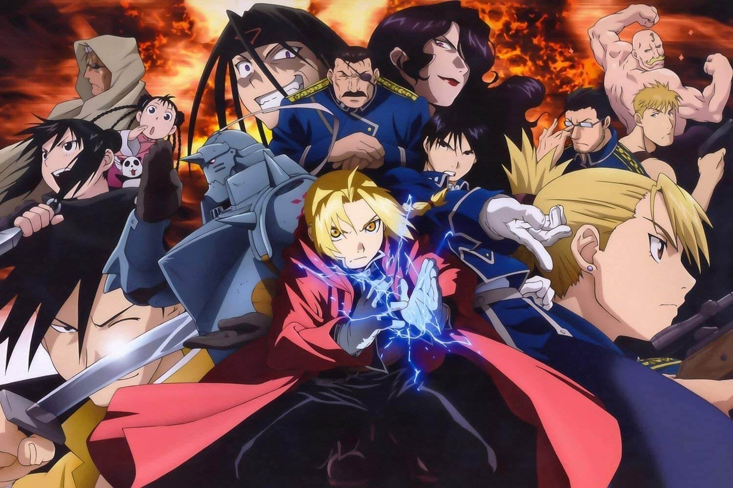 أنيمي fullmetal alchemist