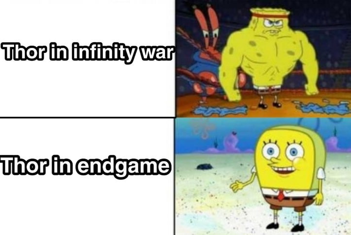marvel and spongebob memes funny
