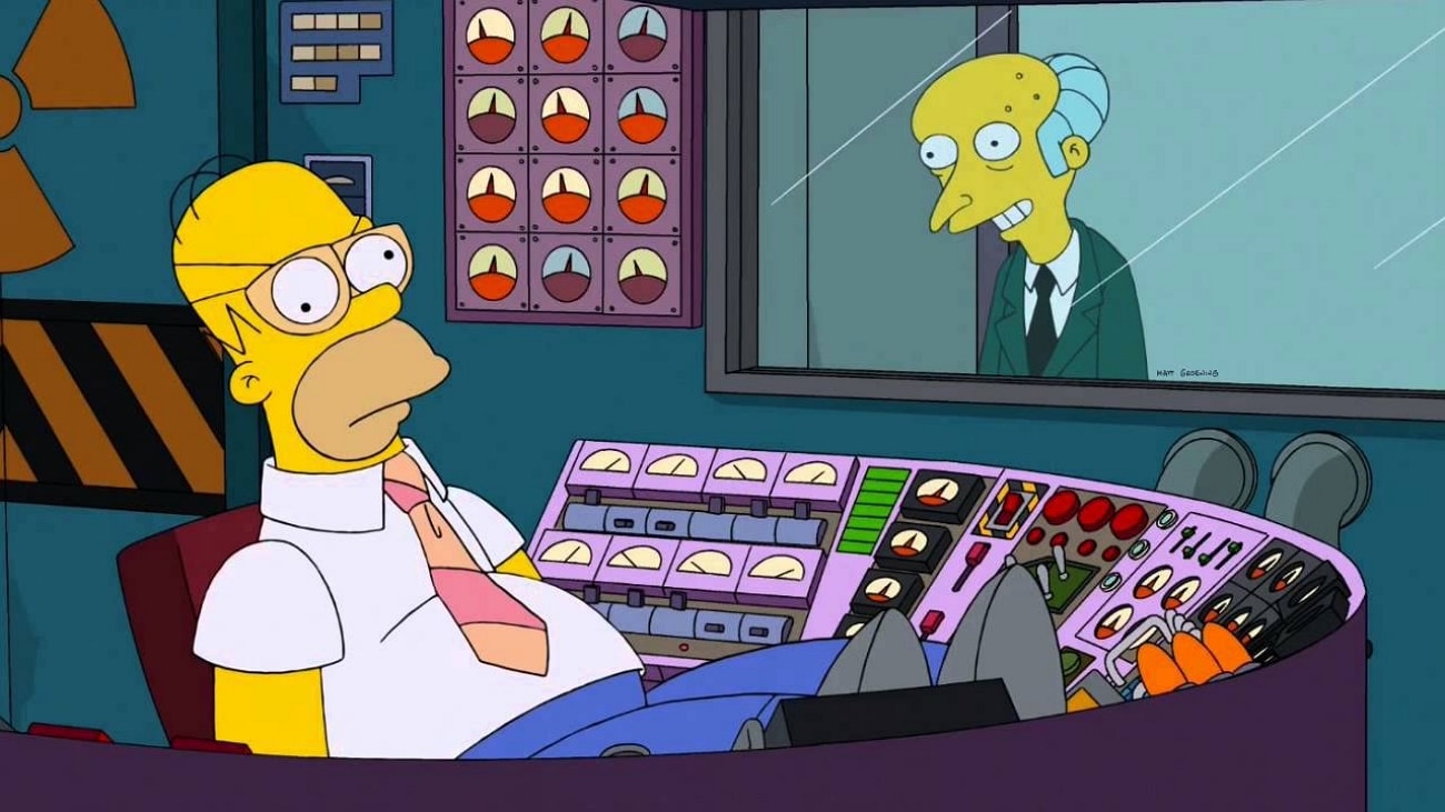 homer simpons sleeping on job