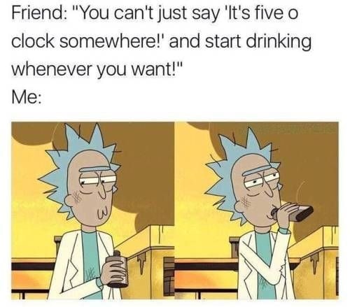 funny rick adulting meme
