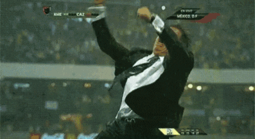 miguel herrera goes super saiyan gif
