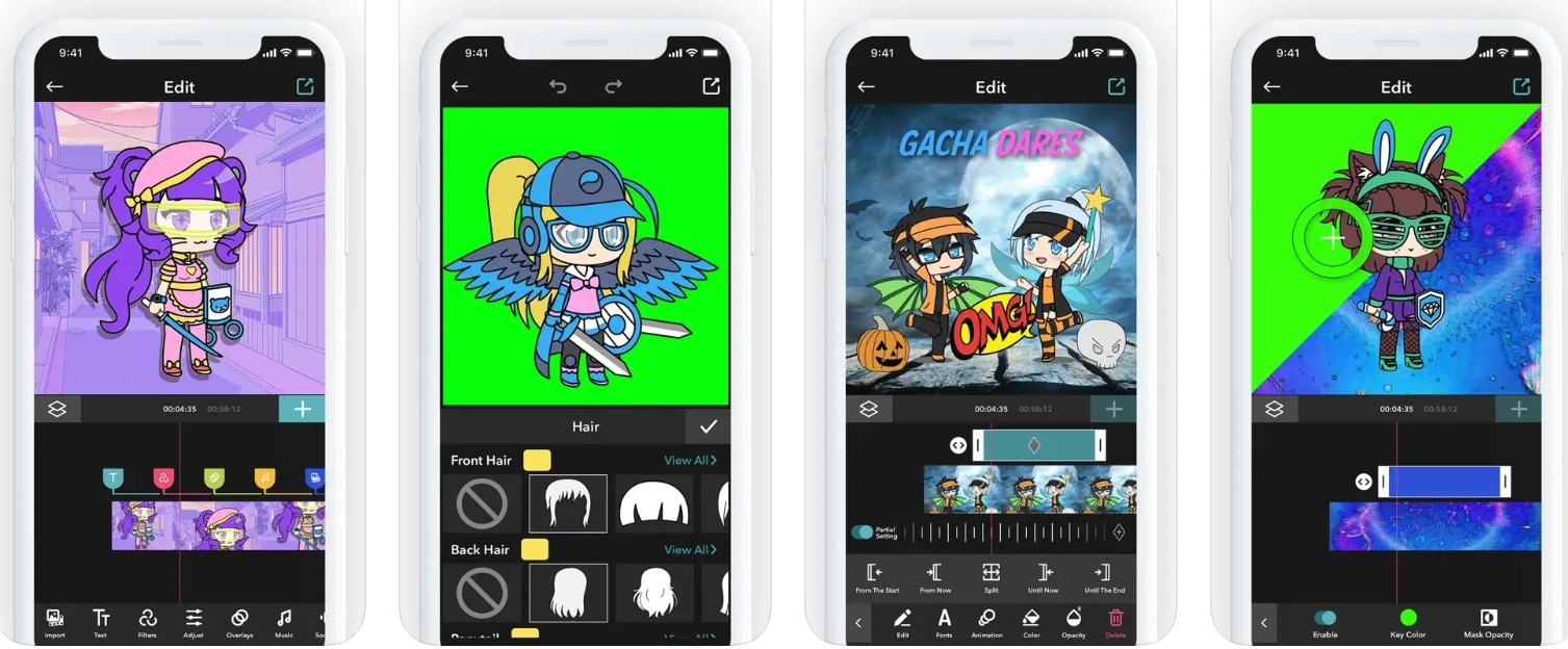 しめじ系ガチャ動画メーカーの画面イメージ
